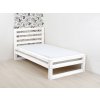 Jednolôžková posteľ DELUXE 120x190 cm - Biela
