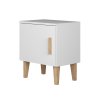 Noční stolek KUBI bílý (1)