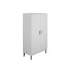 Šatní skříň KUBI bílá (1)