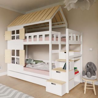 Deti sú u starkej alebo v tábore? ⛺ Ideálny čas na prestavbu ich izby. S kódom IZBY8 máte 8% ZĽAVU na detský nábytok,...